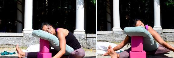 秋天练瑜伽重修复5个恢复性体式助你舒缓压力放松身心(图5)