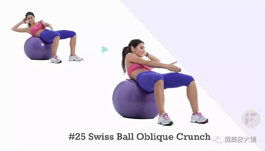 图解瑜伽球的30种锻炼方法一个球锻炼全身！(图7)
