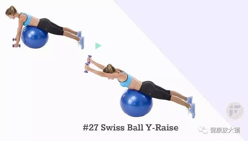 图解瑜伽球的30种锻炼方法一个球锻炼全身！(图9)